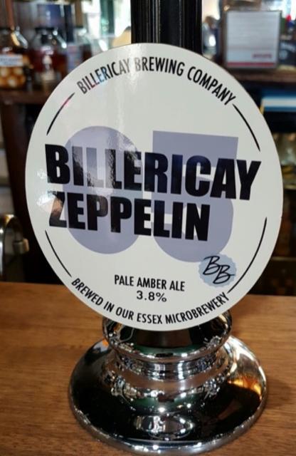 Bllericay Zeppelin 3.8%, Billericay Brewing Company, England