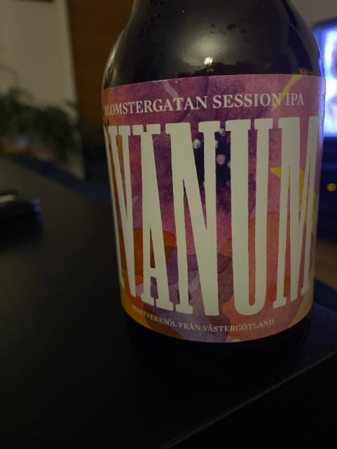 Blomstergatan Session IPA 4.2%, Qvänum Mat & Malt, Sweden
