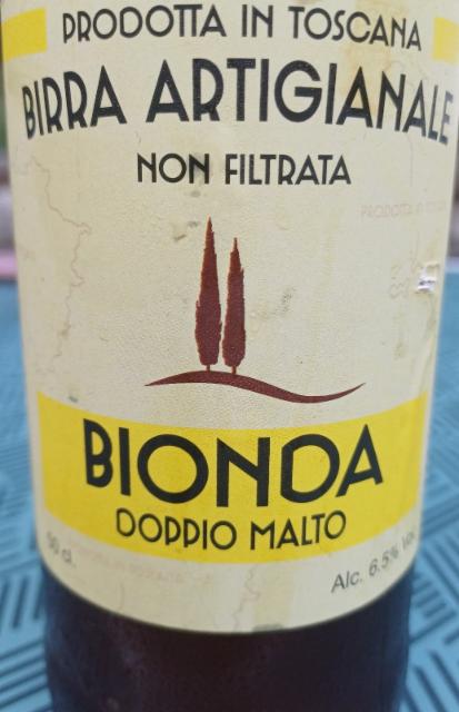 blonda doppio malto 6.5%, I Due Mastri, Italy