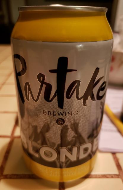 Partake Blonde, Partake Brewing