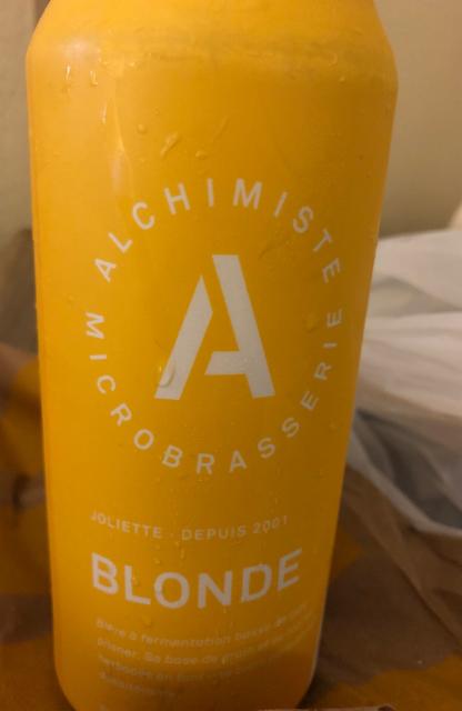 Alchimiste Blonde 5.0%, Alchimiste Microbrasserie, Canada
