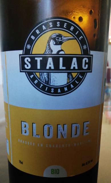 Stalac Blonde 6.5%, Brasserie Artisanale Stalac, France