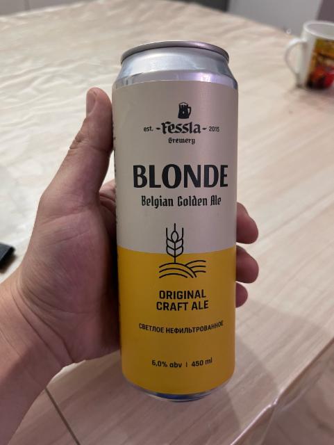 Blonde 6.0%, Fessla Brewery, Kazakhstan