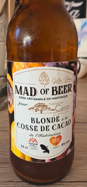 BLonde à la cosse de cacao, Mad Of Beer