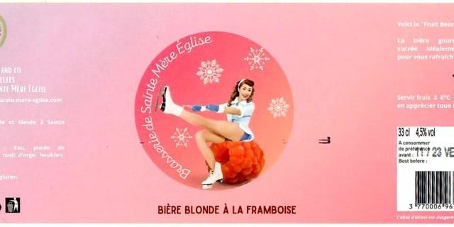 Blonde À La Framboise 4.5%, Brasserie De Sainte-Mère-Église, France