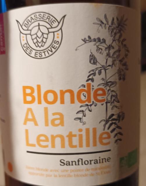 Blonde À La Lentille 5.4%, Brasserie Des Estives, France