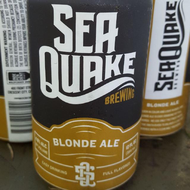 Blonde Ale 4.8%, SeaQuake Brewing, United States
