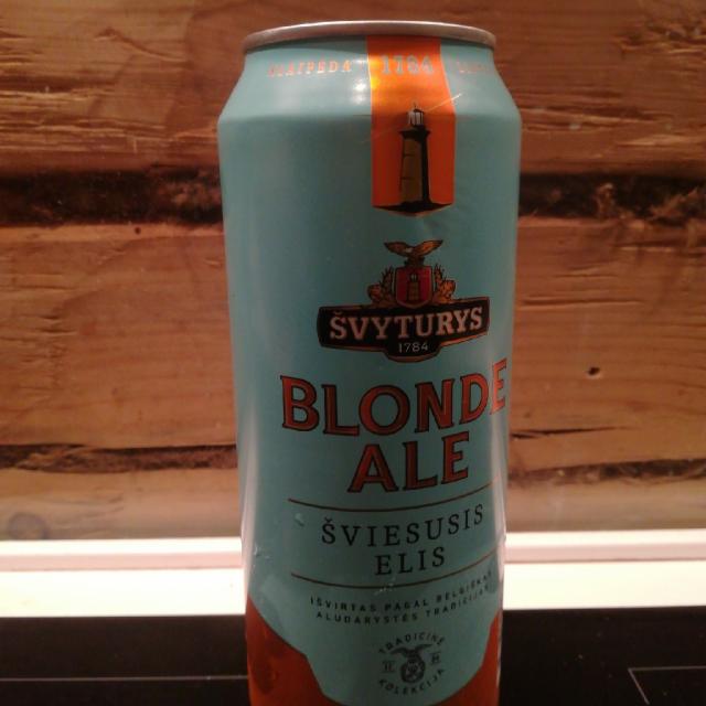 Švyturys Blonde Ale 5.3%, Švyturys (Carlsberg), Lithuania