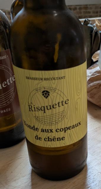 Blonde aux copeaux de chene 6.0%, La Risquette, France