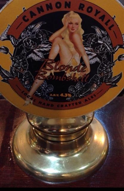 Blonde Bombshell 4.3%, Cannon Royall Brewery, England