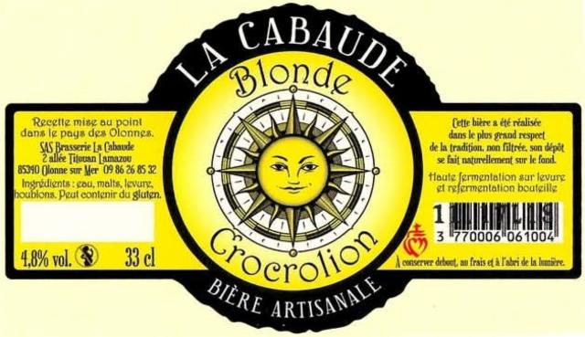 Blonde Crocrilion, Brasserie La Cabaude [Closed]
