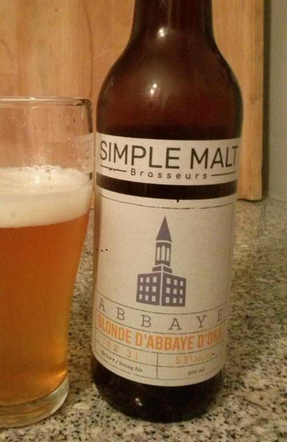 Simple malt Abbaye 5.9%, Simple Malt Brasseurs-Brasseurs Illimites, Canada