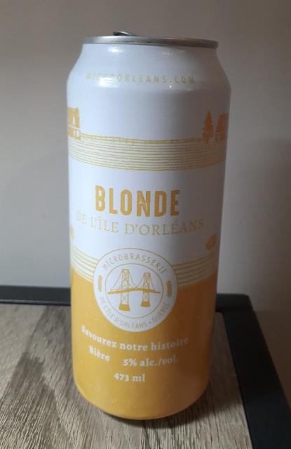Blonde de l'Ĩle d'Orleans 5.0%, Microbrasserie de L'Île d'Orléans (Brouwerij Haacht Brasserie), Canada