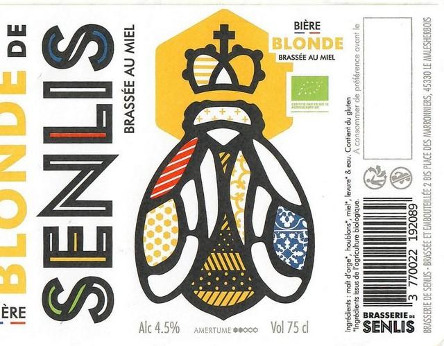 Blonde De Senlis 4.5%, Brasserie De Senlis, France