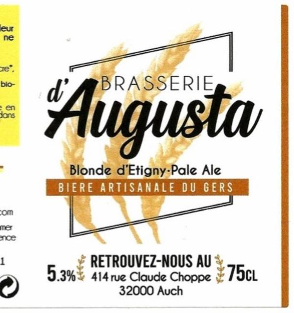Blonde D'Etigny, Brasserie D'Augusta