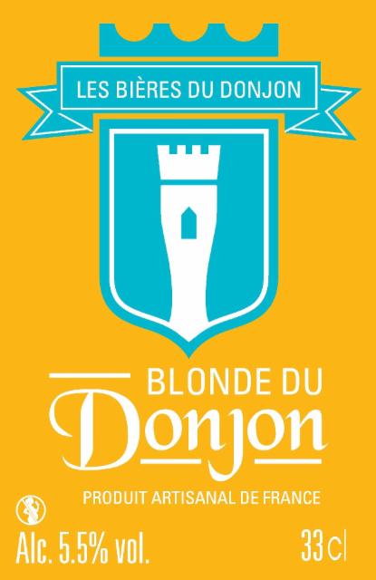 Blonde Du Donjon 5.5%, Les Bières Du Donjon, France