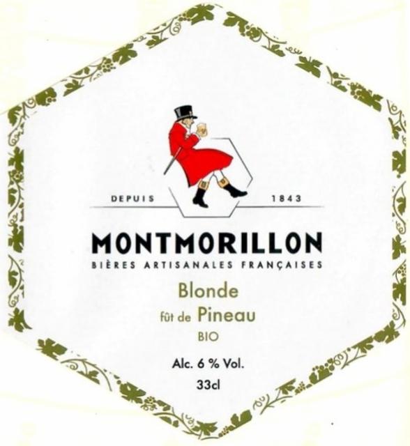 Blonde Fût De Pineau 6.0%, Bières De Montmorillon, France