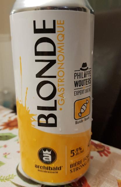 blonde gastronomique 5.9%, Microbrasserie Archibald (AB InBev), Canada