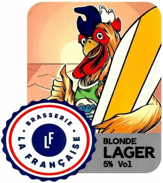 Blonde Lager 5.0%, Brasserie La Française, France