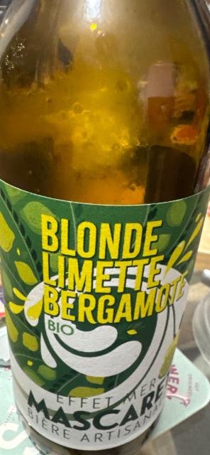 Blonde Limette Bergamote 4.5%, Brasserie Du Mascaret, France