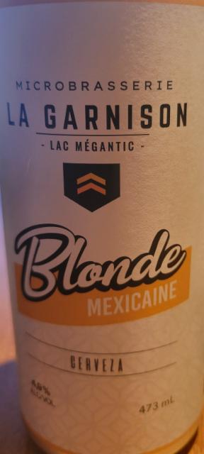 Blonde mexicaine 4.9%, Microbrasserie La Garnison, Canada