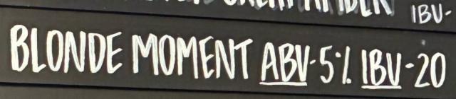 Blonde Moment 5.0%, Snoqualmie Falls Brewing Company, United States