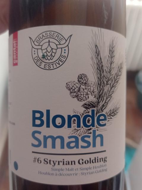 Blonde Smash #6 Styrian Golding 5.0%, Brasserie Des Estives, France