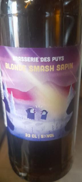 Blonde smash sapin 5.0%, Brasserie Des Puys, France