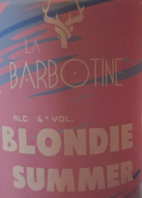 blondie summer 4.0%, Brasserie Plormel (Ermin, La Barbotine), France