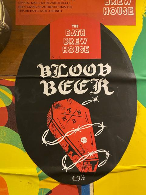 Blood Beer 4.6%, The Bath Brew House, England