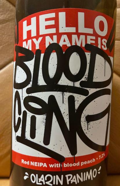 Blood Cling Red NEIPA 7.2%, Olarin Panimo, Finland