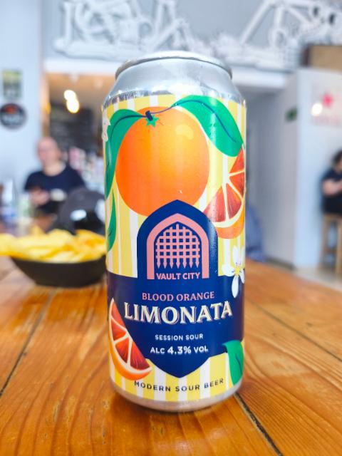 blood orange limonata 4.3%, Vault City Brewing, Scotland