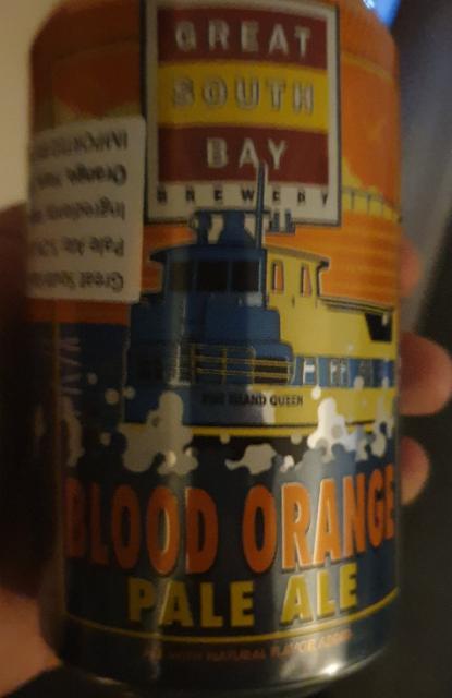 blood orange pale ale 5.2%, Great South Bay Brewery, United States