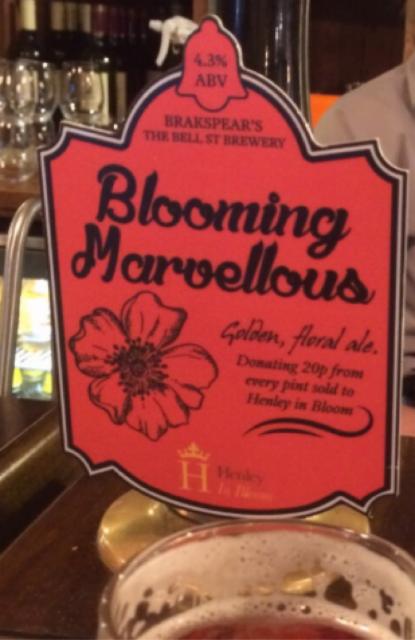 Blooming Marvellous 4.3%, The Bell St. Brewery, England