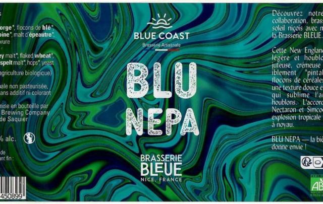 Blu NEPA 4.7%, Blue Coast Brewing Company, France