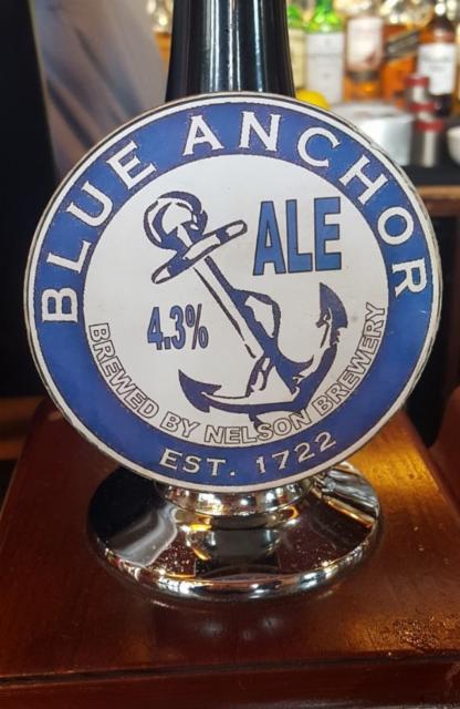 Blue Anchor Ale 4.3%, Nelson Brewing, England