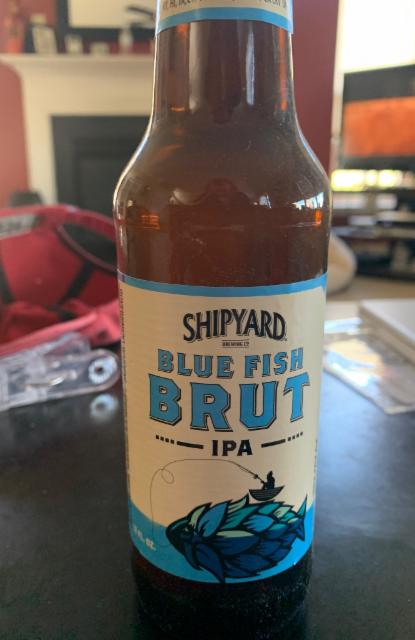 Blue Fish Brut 5.3%, Shipyard Brewing Company, United States