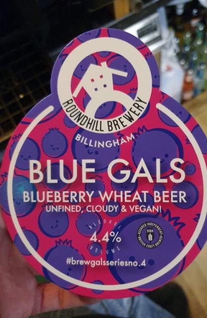 Blue Gals 4.4%, Roundhill Brewery, England