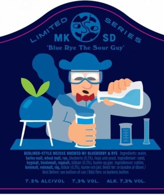 Blue Rye The Sour Guy 6.2%, Mikkeller Brewing San Diego, United States