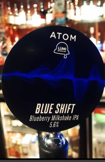 Blue Shift 5.6%, Atom Beers, England