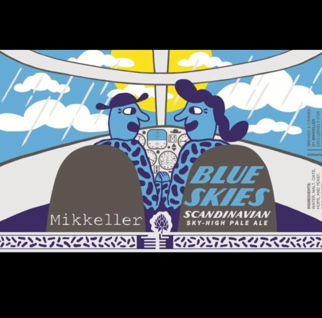 Blue Skies – Scandinavian Sky-High Pale Ale 5.5%, Mikkeller, Denmark