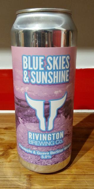 Blue Skies & Sunshine 5.0%, Rivington Brewing Co., England