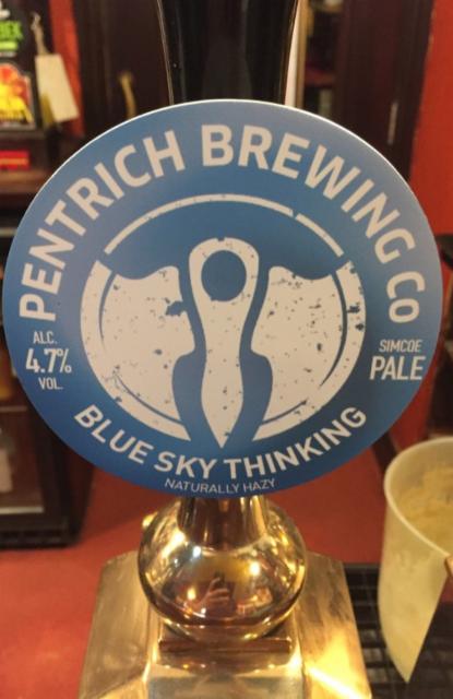 Blue Sky Thinking 4.7%, Pentrich Brewing, England