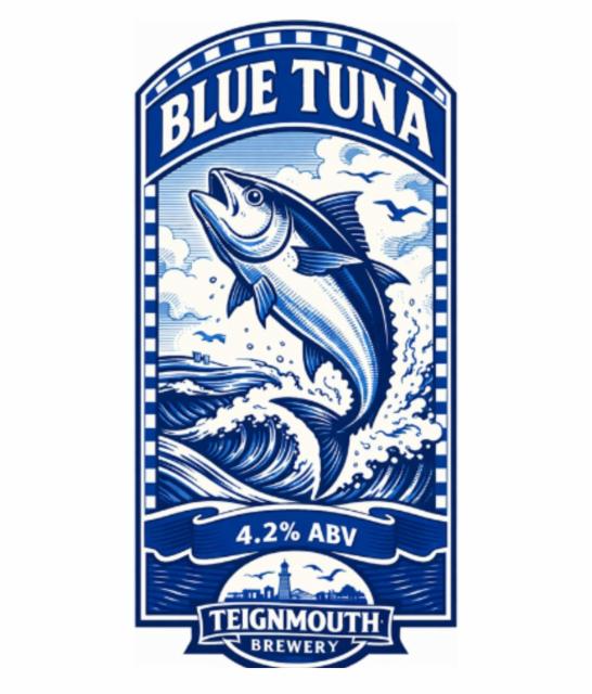 blue tuna 4.2%, Teignmouth Brewery, England