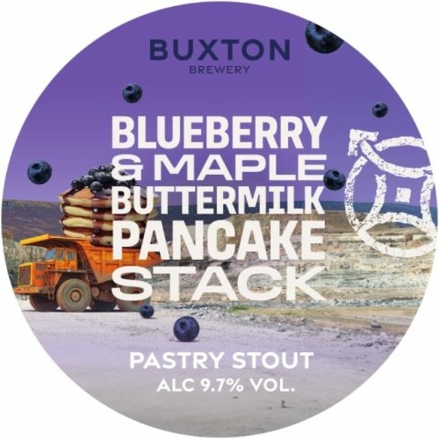 Blueberry & Maple Buttermilk Pancake Stack 9.7%, Buxton Brewery, England