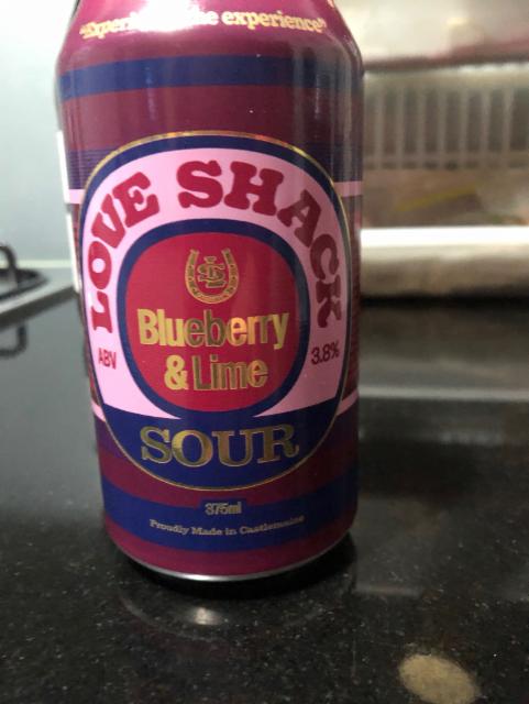 Blueberry and lime dour, Love shack