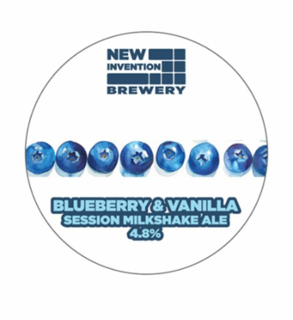 Blueberry and Vanilla 4.8%, New Invention Brewery, England