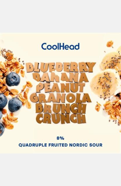 Blueberry Banana Peanut Granola Brunch Crunch 8.0%, CoolHead Brew, Finland