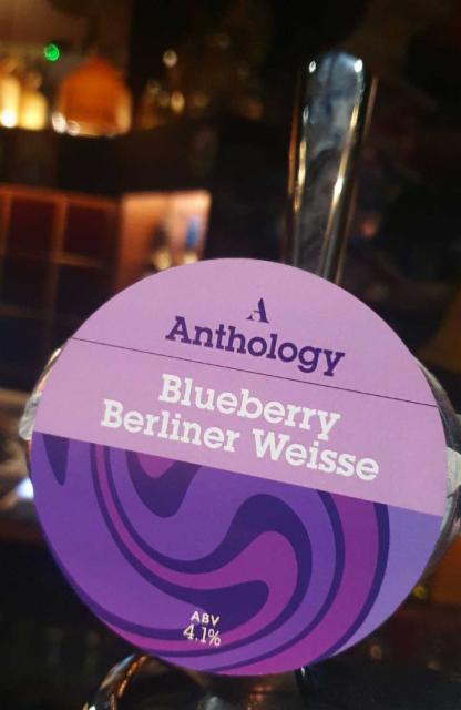 Blueberry Berliner Weisse 4.1%, Anthology Brewing Company, England