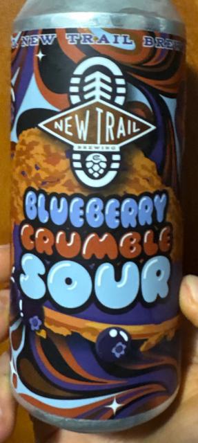 Blueberry crumble sour 5.5%, New Trail Brewing Co, United States